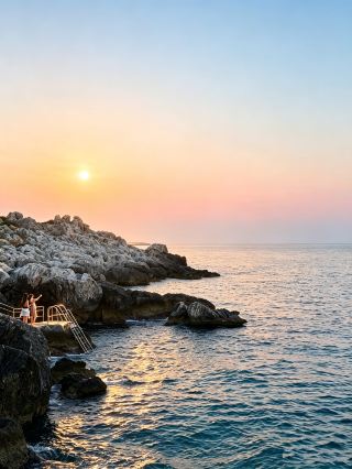 Hidden sunset spot on the Demre coast