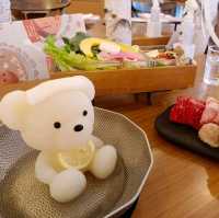 涉谷人氣打卡餐廳~🐻熊仔浸溫泉一人火鍋