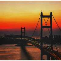 Tsing Ma Bridge is a bridge in Hong Kong. It is the world's 16th-longest span suspension bridge