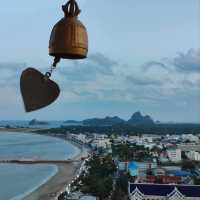 泰南海邊高山海景寺廟Wat Khao Chong Krachok