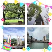 天神中央公園：城市綠洲放鬆身心！🌳🌷🏞️