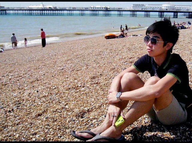 Most famous Brighton beach in United Kingdom 