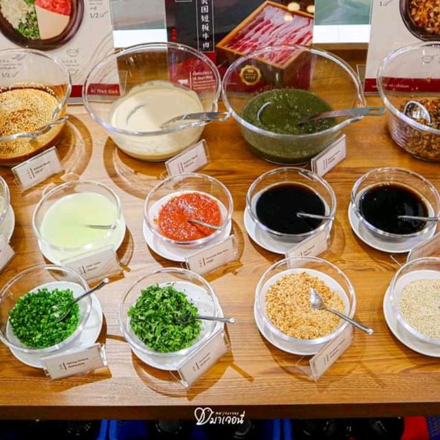 ชาบูหม่าล่าสายพาน พรีเมียม! มีเนื้อวากิวด้วย