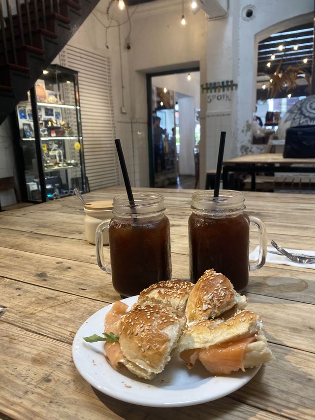 말레이시아 페낭 베이글+분위기 맛집🥯