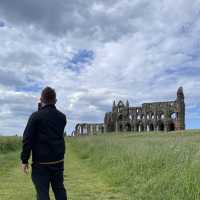 Admire the beauty of the abbey in Whitby!