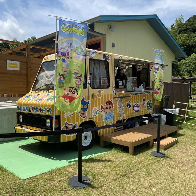 淡路島！ニジゲンノモリ「アクション仮面ひみつきち」子供は身体を動かせるアトラクション！キッチンカーのホットドッグが美味