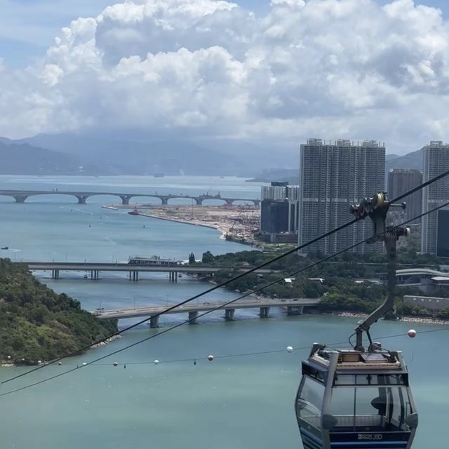 征服高山⛰️昂坪360纜車🚡