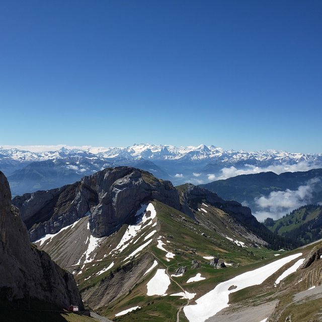 人間仙境😍瑞士🇨🇭世界最陡峭 48 度傾角齒軌列車🚄人生必去✅ 皮拉圖斯山