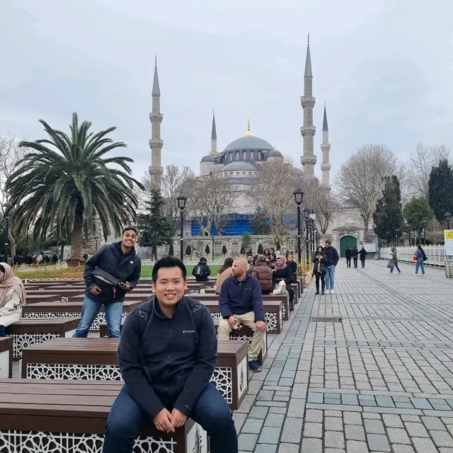 Popular Blue Mosque In Istanbul