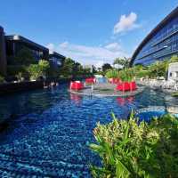 love the heated pools at Dusit Thani