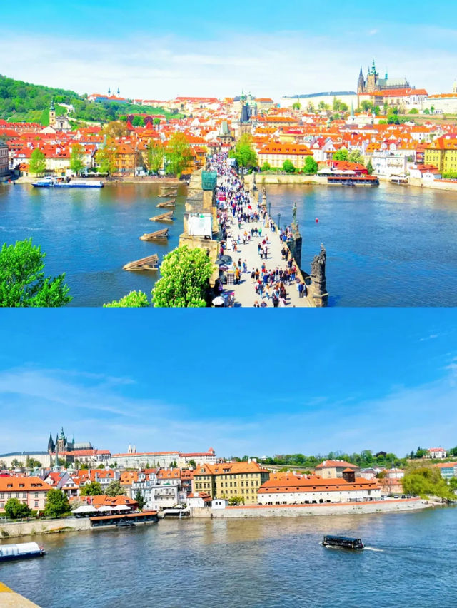 【絶景】絵本みたいな街並みがかわいい❤️プラハを代表する名所カレル橋🌉🇨🇿