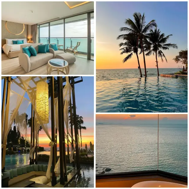 「泰國海景度假村，專屬海灘、無邊際游泳池、Spa」