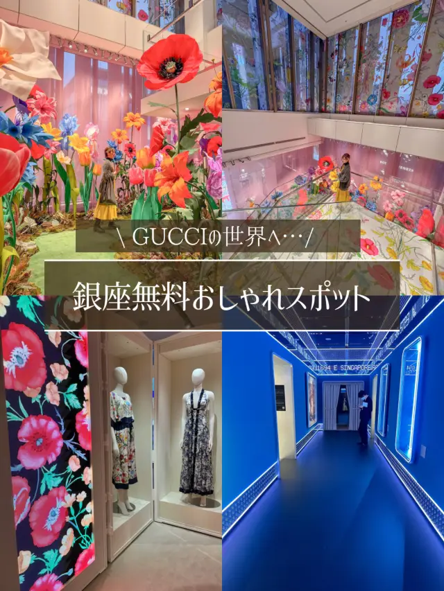 【銀座】GUCCIギャラリーに無料で入れます⭕️