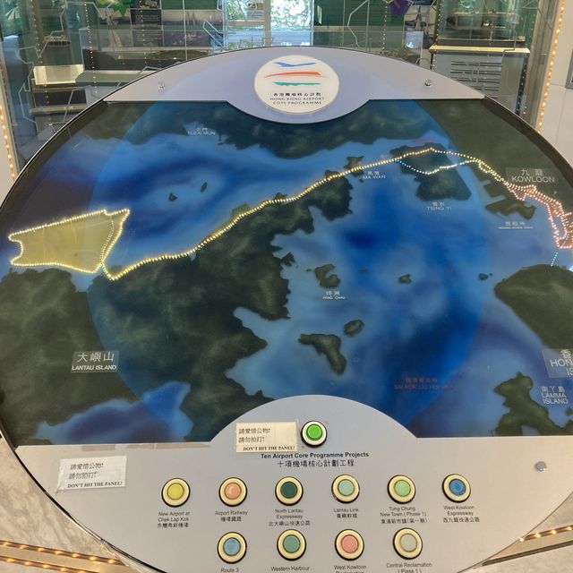 認識香港機場歷史的核心計劃展覽中心