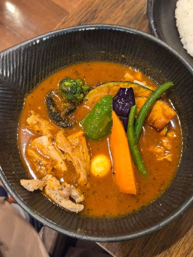新千歳空港でスープカレー