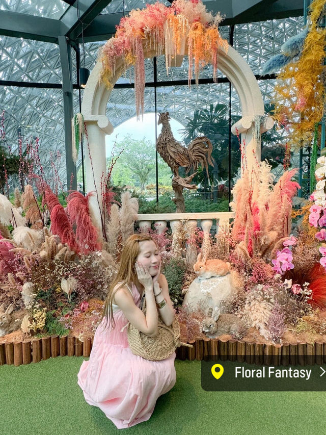 Singapore🇸🇬お花がいっぱいの映えスポット！フローラルファンタジー