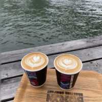 오사카 N번차 방문자의 강추 강변뷰 카페 💛☕️