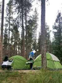 CAMPING ADVENTURE IN BANF, CANADA
