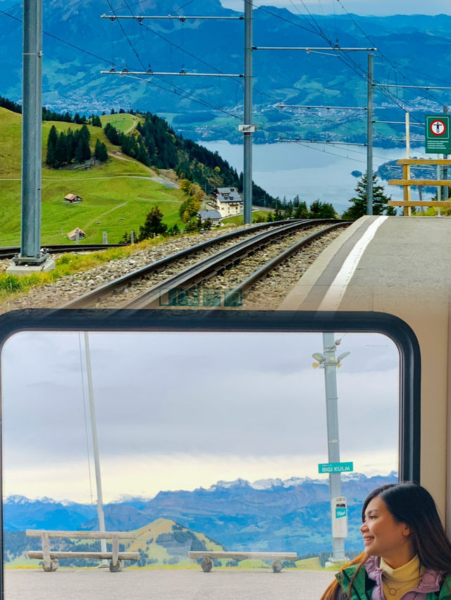 Embracing the Mystique of Rigi Kulm on a Gloomy Alpine Day