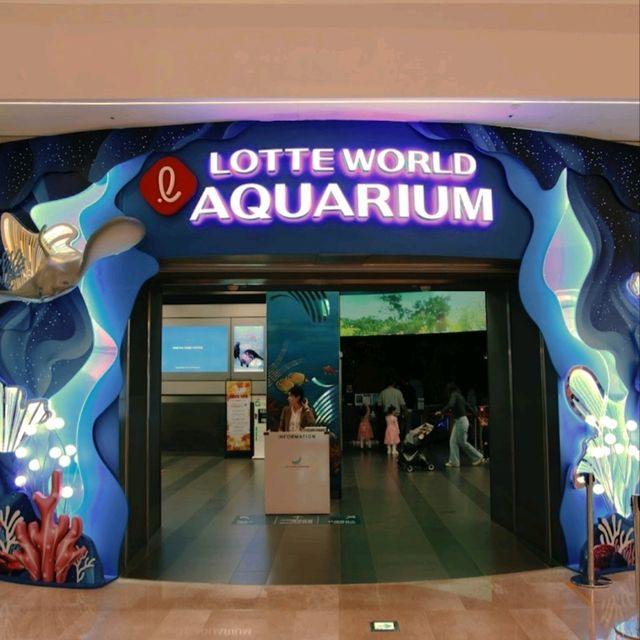 @ THE LOTTE WORLD AQUARIUM.