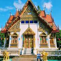 泰國合艾古跡寺廟景點:Wat Mongkol Theparam，適合拍照📸打卡