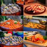seafood buffet ริมทะเล ชมวิวพระอาทิตย์ตก
