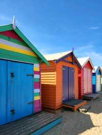 The Brighton Bathing Boxes in Melbourne