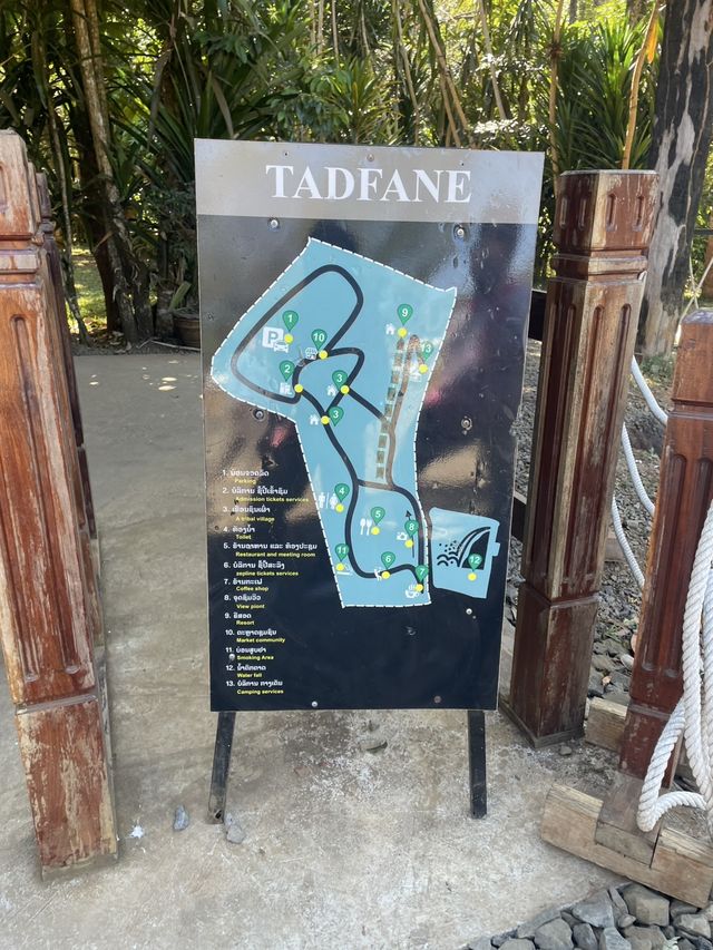 Tad Fane Waterfall : Paksong