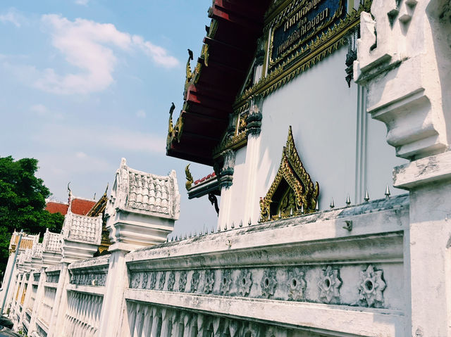  泰國曼谷著名寺廟景點：拉嘉布拉那寺ราชบุรณราชวรวิหาร (วัดเลียบ)，適合拍照打卡觀光旅遊！