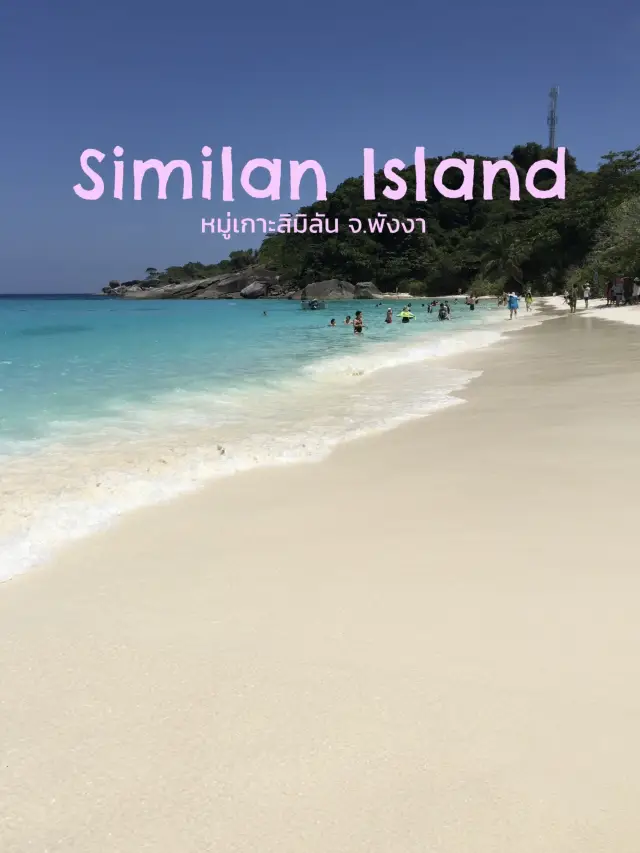 เกาะสิมิลัน น้ำใสทะเลสวย ดำน้ำฟินสุด