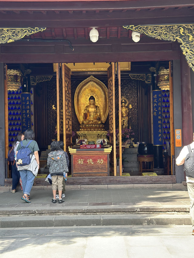 Where ancient serenity meets modern vibrance—Daci Temple in Taikooli. 🌸🙏 