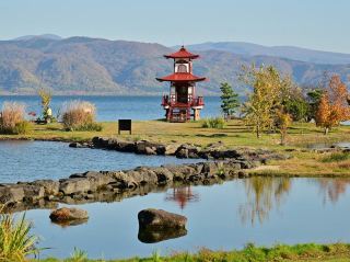 【도야호】호숫가 산책＋밤의 불꽃놀이 쇼, 초로맨틱!