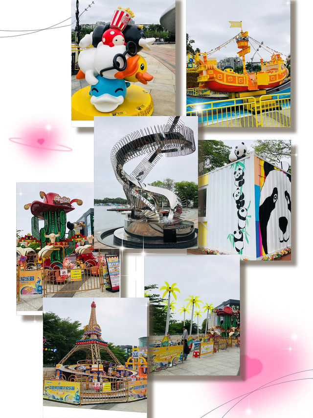 室外室內的一個很寫意的公園🥳
