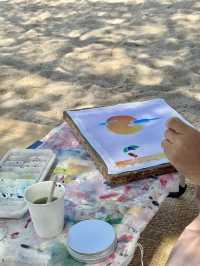 มาวาดฝัน หาดแหลมเจริญ ระยองงง 🖼️🎨🌊