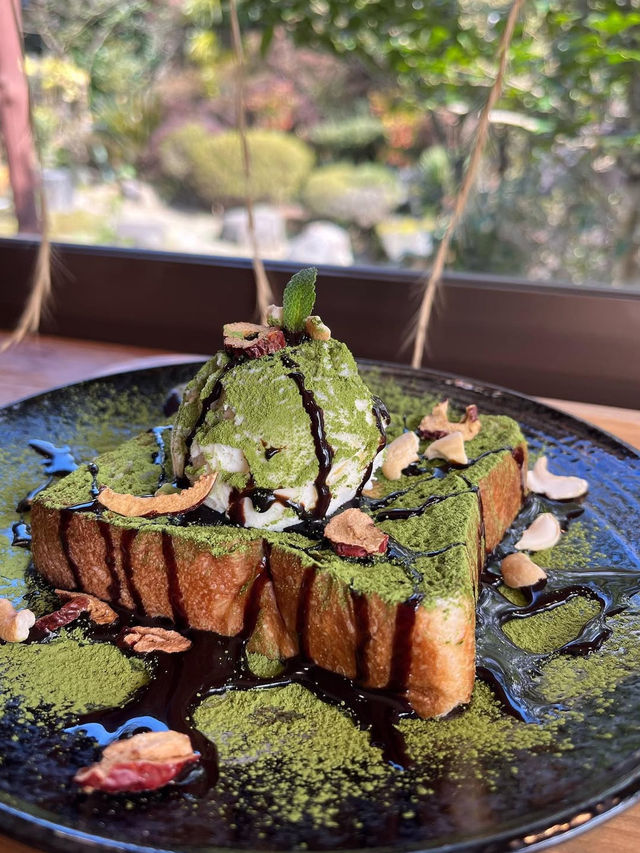 【福岡グルメ】山の上の古民家カフェ☕️窓からの景色を楽しめる✨