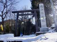🌨️ Mystical Morning at Jozankei Shrine