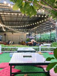 ร้านเจ้ชูหมูกะทะ สาขา 2 หนองแค สระบุรี วิวทุ่งนา