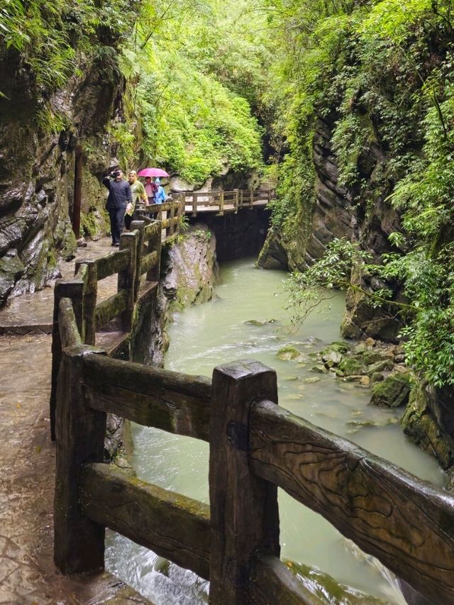 충칭의 대표 자연 관광지 용수협