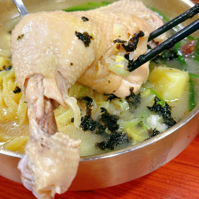 自家製韓國刀削麵🍜