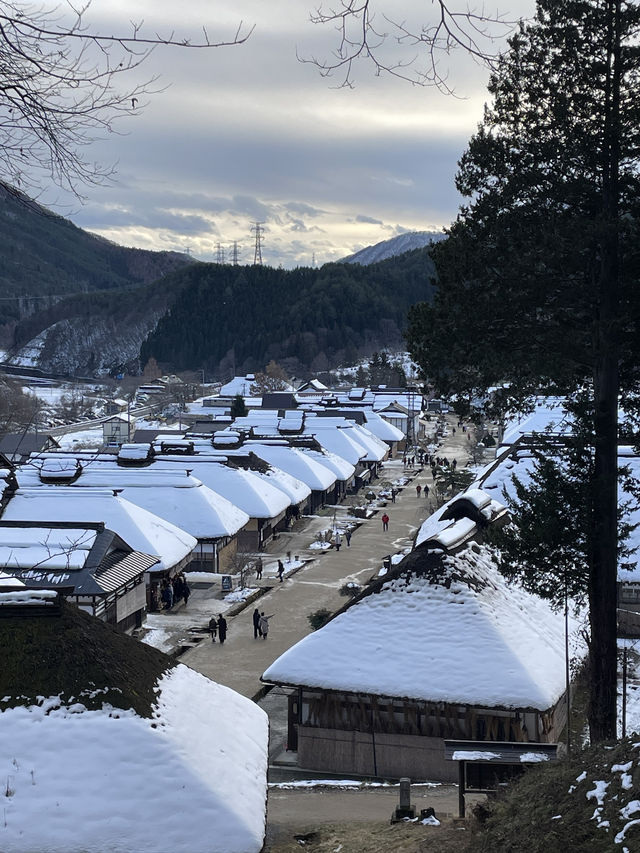 【日本福島】大內宿🏠｜體驗江戶時代的茅草屋建築
