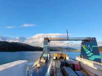 Journey from North to South Island of New Zealand by ferry