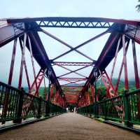 The Christmas-Colored Wonder of Yamasen Bridge in Chitose 🎁🌊