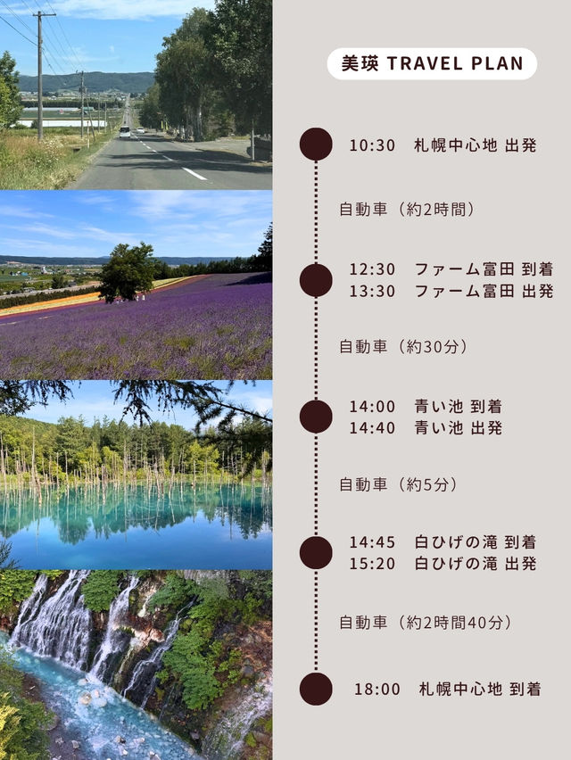 札幌⇨富良野・美瑛の旅🚗