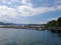 The Great Shuishe Pier in Sun Moon Lake area, Nantou County, Taiwan