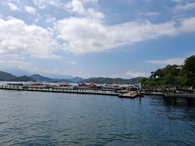 The Great Shuishe Pier in Sun Moon Lake area, Nantou County, Taiwan