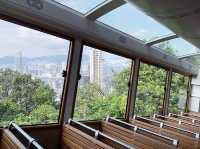 🌄🚋 Riding to the Clouds on The Peak Tram, Hong Kong 🌆✨ 