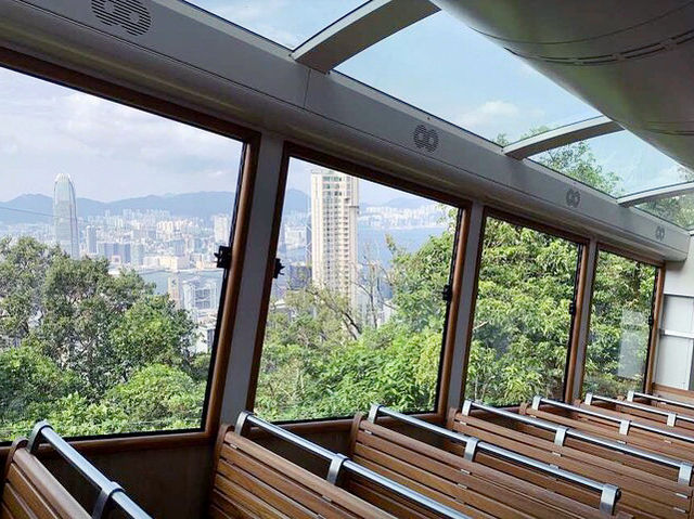 🌄🚋 Riding to the Clouds on The Peak Tram, Hong Kong 🌆✨ 