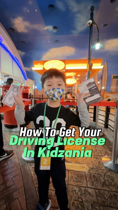 How to get driving license in Kidzania 