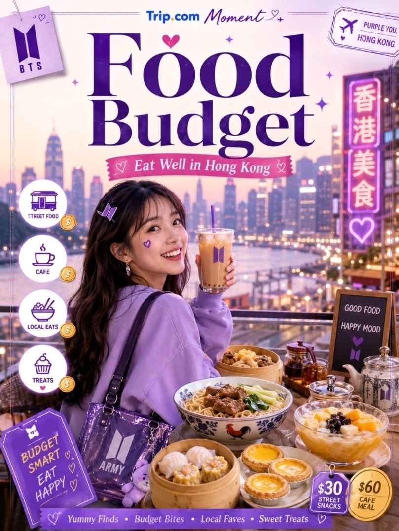💜 BTS香港コンサート旅行予算ガイド🇭🇰💸✨旅行費用はいくら用意すれ