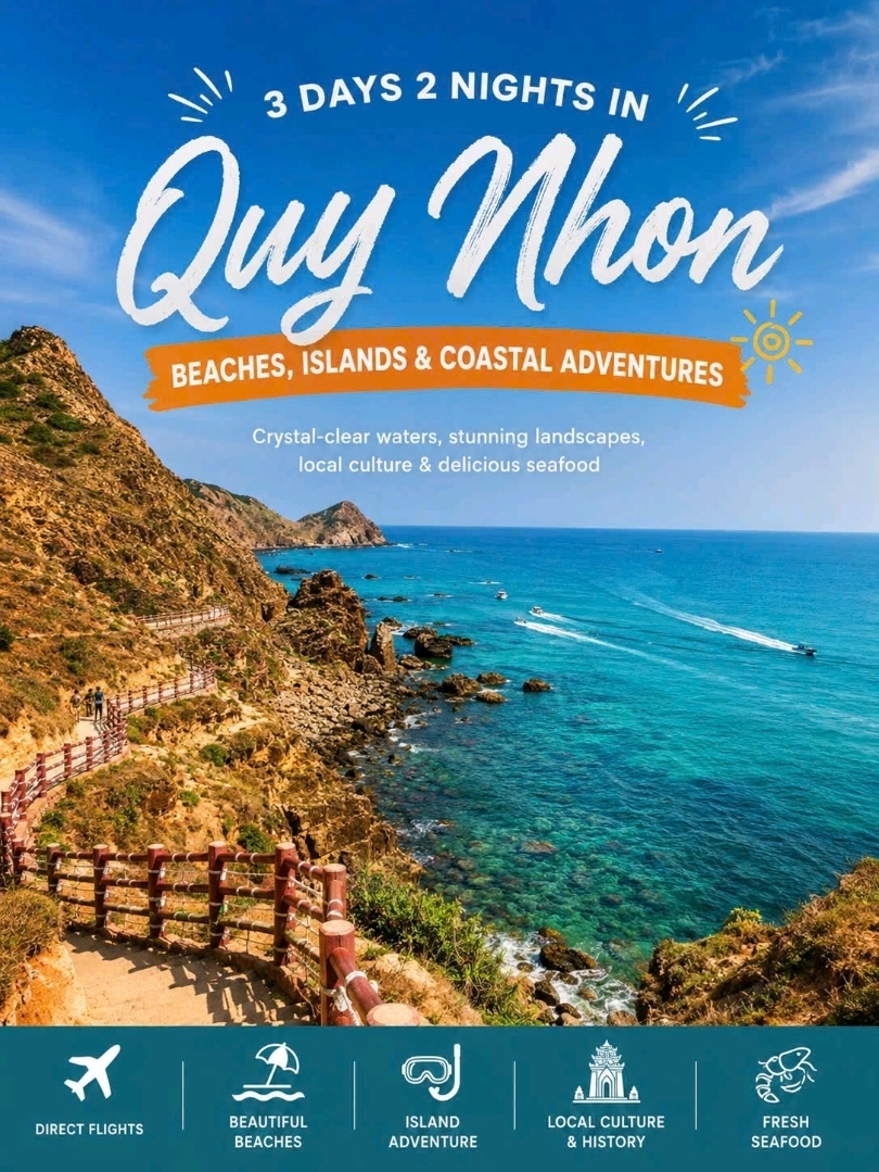 🇻🇳🌊 Quy Nhơn 3 Days 2 Nights: Beaches, Islands & Coastal Adventures